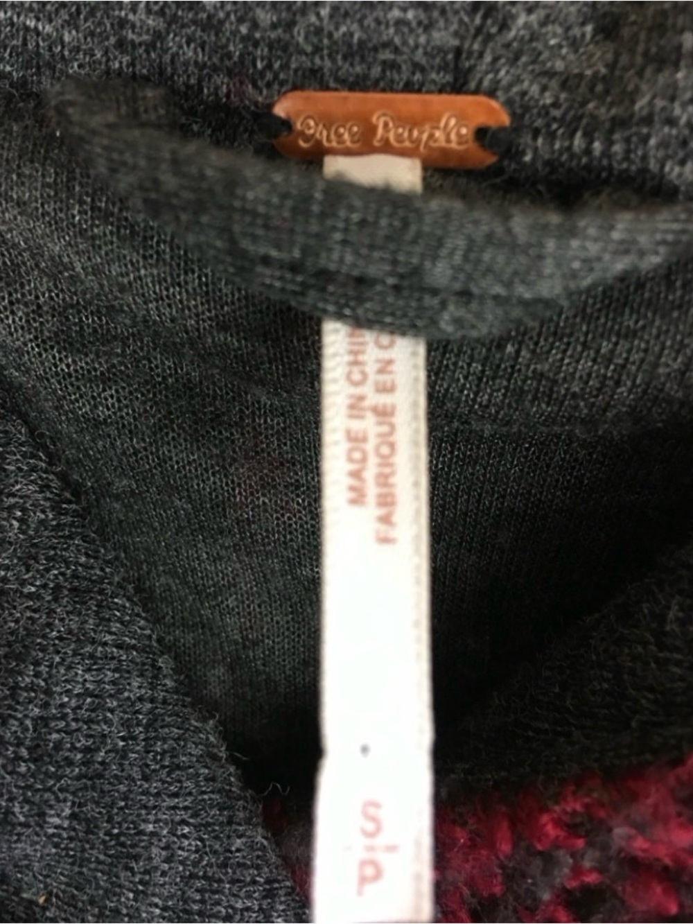 Free People "Satellite Image"
Tweed Wool Blend Hooded Jersey-Lined Coat Size S/P - Picture 12 of 14